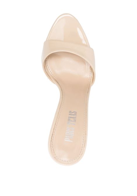 Ivory lidia patent-leather mules Paris texas - women PARIS TEXAS | PX836XVN01ALMND